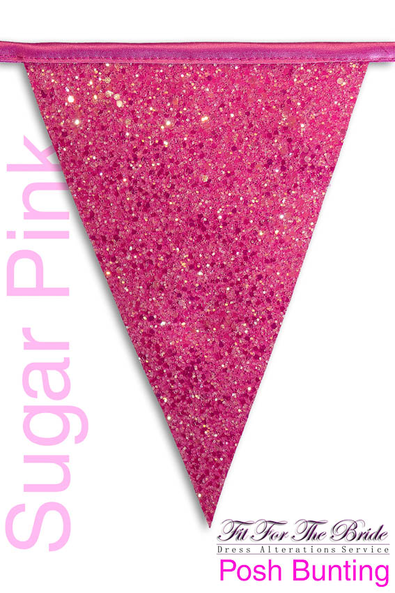 Posh Bunting - Sugar Pink
